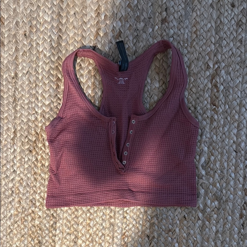 Women's Waffle Knit Racerback Tank